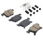 MPA 1003-1901C Quality-Built Black Series Ceramic Brake Pads w/ Hardware