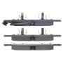 MPA 1003-1904BM Quality-Built Black Series Semi-Metallic Brake Pads