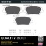 MPA 1003-1916C Quality-Built Black Series Ceramic Brake Pads