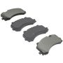 MPA 1003-1952M Quality-Built Black Series Semi-Metallic Brake Pads