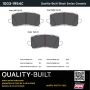 MPA 1003-1954C Quality-Built Black Series Ceramic Brake Pads w/ Hardware