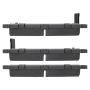 MPA 1003-1954C Quality-Built Black Series Ceramic Brake Pads w/ Hardware