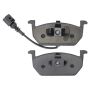 MPA 1003-1968M Quality-Built Black Series Semi-Metallic Brake Pads