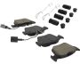 MPA 1003-1989AC Quality-Built Black Series Ceramic Brake Pads w/ Hardware