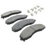 MPA 1003-2018M Quality-Built Black Series Semi-Metallic Brake Pads w/ Hardware