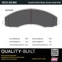 MPA 1003-2018M Quality-Built Black Series Semi-Metallic Brake Pads w/ Hardware