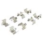 MPA 1003-2018M Quality-Built Black Series Semi-Metallic Brake Pads w/ Hardware