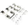 MPA 1003-2036C Quality-Built Black Series Ceramic Brake Pads w/ Hardware