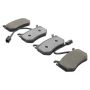 MPA 1003-2043M Quality-Built Black Series Semi-Metallic Brake Pads