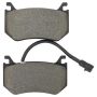 MPA 1003-2043M Quality-Built Black Series Semi-Metallic Brake Pads