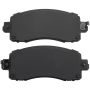 MPA 1003-2045C Quality-Built Black Series Ceramic Brake Pads w/ Hardware