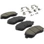 MPA 1003-2057C Quality-Built Black Series Ceramic Brake Pads w/ Hardware