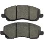 MPA 1003-2057C Quality-Built Black Series Ceramic Brake Pads w/ Hardware