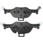MPA 1003-2060M Quality-Built Black Series Semi-Metallic Brake Pads w/ Hardware