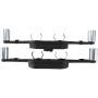 MPA 1003-2060M Quality-Built Black Series Semi-Metallic Brake Pads w/ Hardware