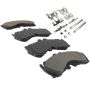 MPA 1003-2062M Quality-Built Black Series Semi-Metallic Brake Pads w/ Hardware