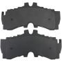 MPA 1003-2062M Quality-Built Black Series Semi-Metallic Brake Pads w/ Hardware