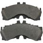 MPA 1003-2062M Quality-Built Black Series Semi-Metallic Brake Pads w/ Hardware