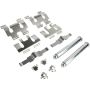 MPA 1003-2062M Quality-Built Black Series Semi-Metallic Brake Pads w/ Hardware