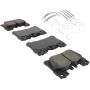 MPA 1003-2063C Quality-Built Black Series Ceramic Brake Pads w/ Hardware