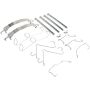 MPA 1003-2063C Quality-Built Black Series Ceramic Brake Pads w/ Hardware