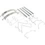 MPA 1003-2063M Quality-Built Black Series Semi-Metallic Brake Pads w/ Hardware