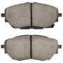 MPA 1003-2065C Quality-Built Black Series Ceramic Brake Pads w/ Hardware