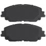 MPA 1003-2076C Quality-Built Black Series Ceramic Brake Pads w/ Hardware