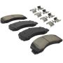 MPA 1003-2087C Quality-Built Black Series Ceramic Brake Pads w/ Hardware