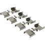 MPA 1003-2087C Quality-Built Black Series Ceramic Brake Pads w/ Hardware