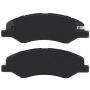 MPA 1003-2089C Quality-Built Black Series Ceramic Brake Pads w/ Hardware