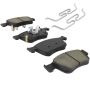 MPA 1003-2115C Quality-Built Black Series Ceramic Brake Pads w/ Hardware
