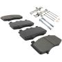 MPA 1003-2152M Quality-Built Black Series Semi-Metallic Brake Pads w/ Hardware