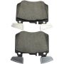 MPA 1003-2162C Quality-Built Black Series Ceramic Brake Pads w/ Hardware