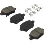 MPA 1003-2168C Quality-Built Black Series Ceramic Brake Pads w/ Hardware
