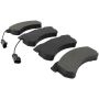 MPA 1003-2175M Quality-Built Black Series Semi-Metallic Brake Pads