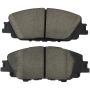 MPA 1003-2176C Quality-Built Black Series Ceramic Brake Pads w/ Hardware