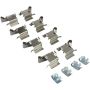 MPA 1003-2183C Quality-Built Black Series Ceramic Brake Pads w/ Hardware