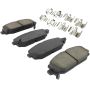 MPA 1003-2186C Quality-Built Black Series Ceramic Brake Pads w/ Hardware