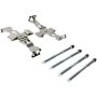 MPA 1003-2195C Quality-Built Black Series Ceramic Brake Pads w/ Hardware