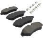 MPA 1003-2201M Quality-Built Black Series Semi-Metallic Brake Pads w/ Hardware
