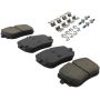MPA 1003-2206C Quality-Built Black Series Ceramic Brake Pads w/ Hardware