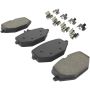 MPA 1003-2210C Quality-Built Black Series Ceramic Brake Pads w/ Hardware