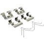 MPA 1003-2212M Quality-Built Black Series Semi-Metallic Brake Pads w/ Hardware