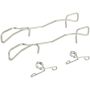 MPA 1003-2219C Quality-Built Black Series Ceramic Brake Pads w/ Hardware