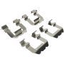 MPA 1003-2220M Quality-Built Black Series Semi-Metallic Brake Pads w/ Hardware