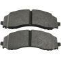 MPA 1003-2223M Quality-Built Black Series Semi-Metallic Brake Pads w/ Hardware