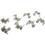 MPA 1003-2223M Quality-Built Black Series Semi-Metallic Brake Pads w/ Hardware
