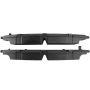 MPA 1003-2223M Quality-Built Black Series Semi-Metallic Brake Pads w/ Hardware