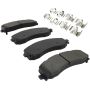 MPA 1003-2225M Quality-Built Black Series Semi-Metallic Brake Pads w/ Hardware